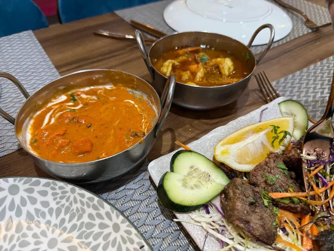Plats de Indian Flavors, restaurant indien à Rabat